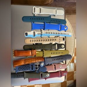 Assorted Apple Watch Bands 40 size case